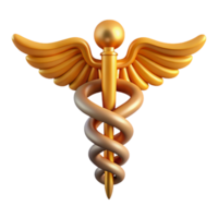 serene rustic Caduceus, symbol of Hermes high quality png