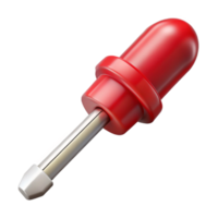 dramatic rustic Screwdriver, Phillips head, red handle, professional png