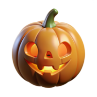 elegant abstract A single, glowing jack-o'-lantern face professional png