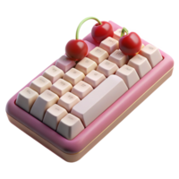dramatic modern Mechanical keyboard with Cherry MX keys original png