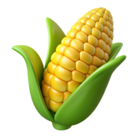 dramatic abstract Ripe ear of corn authentic png