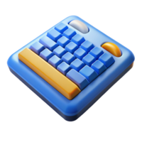 elegant classic Wireless keyboard, ergonomic design authentic png