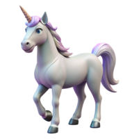 elegant abstract A graceful unicorn, horn gleaming 4K png