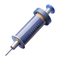 serene abstract Advanced medical syringe with retractable needle and digital dosage display exclusive png