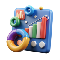 vibrant rustic Digital marketing analytics chart high resolution png
