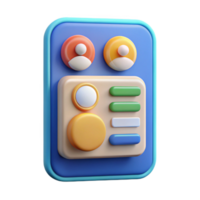 magnificent rustic Mobile app interface with user icons 4K png
