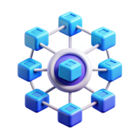 dramatic minimalist Blockchain technology network diagram authentic png