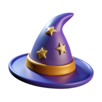serene minimalist Wizard hat, pointed, stars and moons design 4K png