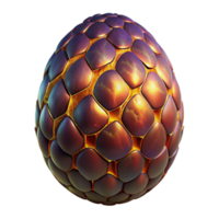 dramatic rustic A majestic dragon egg, intricate scales, glowing cracks, authentic png