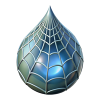 extraordinary vintage Close up of a dew drop on a spider web 4K png