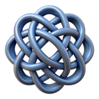 wonderful contemporary A single, intricate Celtic knot design, original png