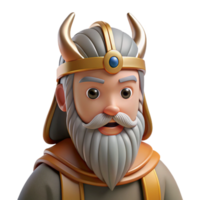 impressive modern Odin, Allfather, Norse mythology, original png