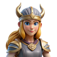 stunning classic Valkyrie, warrior maiden, Norse mythology, original png