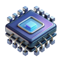 vibrant traditional Quantum computer processor authentic png