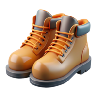 vibrant vintage Pair of work boots high resolution png