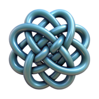 magnificent abstract A Celtic knot design, intricately woven, high quality png