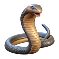 serene abstract A slithering cobra high quality png