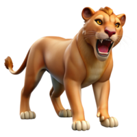 magnificent classic A roaring lioness original png