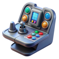 impressive creative Spaceship cockpit control panel with multiple buttons and displays professional png