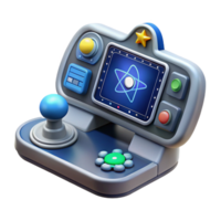 dramatic classic Spaceship navigation console with interactive star map professional png
