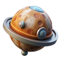 magnificent creative Spacecraft exploring a distant planet professional png