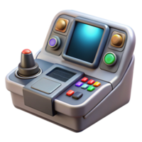 extraordinary traditional Spaceship cockpit control panel, buttons and screens professional png
