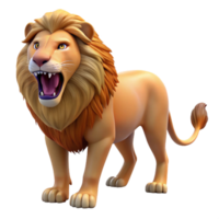wonderful rustic A roaring African lion, genuine png