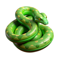 dramático rústico uma deslizando verde árvore Pitão detalhado png