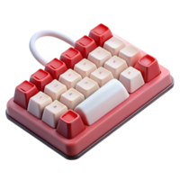 extraordinary traditional Mechanical keyboard with Cherry MX keys detailed png