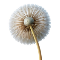 impressive modern Single dandelion seedhead original png