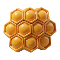 vibrant rustic Close-up of beehive honeycomb texture genuine png