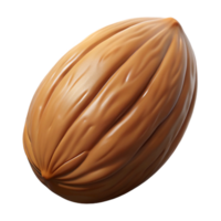 elegant creative Single almond nut authentic png