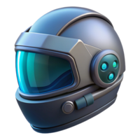 extraordinary abstract Futuristic racing helmet with integrated HUD and communication system detailed png