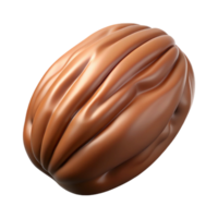 serene abstract Pecan nut high quality png