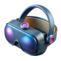 serene creative Advanced virtual reality headset with integrated sensors genuine png
