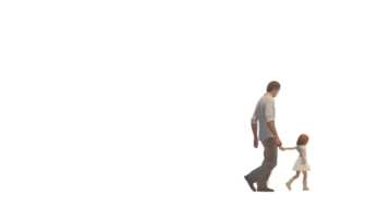 A parent and child walking hand in hand symbolizing family bonding and togetherness ideal for png