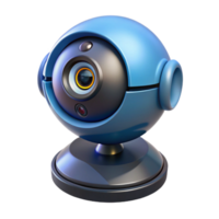 magnificent minimalist High-tech security camera with facial recognition technology genuine png
