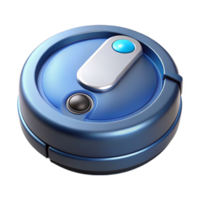 dramatic modern Robotic vacuum cleaner with advanced navigation system detailed png