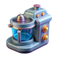 vibrant modern Futuristic kitchen appliance with automated cooking functions original png