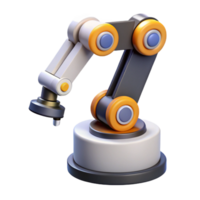 serene creative Robotic arm with interchangeable end-effectors for various tasks original png