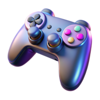 beautiful creative High-tech gaming controller with haptic feedback and motion sensors premium png