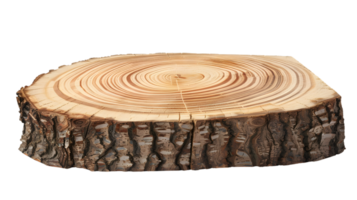 Crosssection of a tree trunk rustic wooden texture natural wood grain pattern png