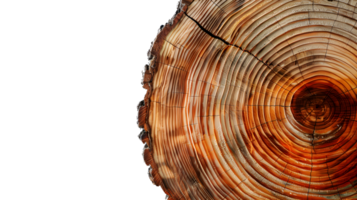Crosssection of Tree Trunk Showing Growth Rings and Texture png