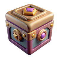 serene modern Pandora's Box, mythical artifact, source of evils, high resolution png