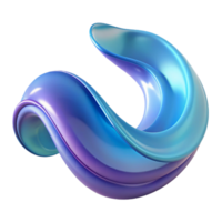beautiful classic A wave, abstract and fluid high resolution png