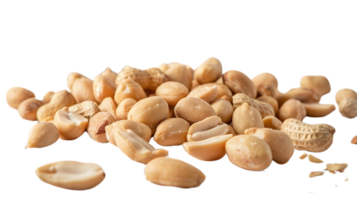 Heap of Freshly Shelled Nuts with Crisp Textures and Natural Colors Ideal for Culinary Health png