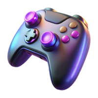 serene modern Futuristic gaming controller with glowing buttons and ergonomic design genuine png
