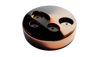 Yin Yang Symbol in Modern Design Harmony and Balance in Abstract Artwork png