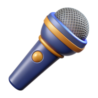 stunning rustic A microphone, classic design, detailed png