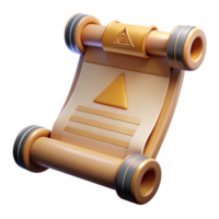 wonderful rustic Sphinx riddle scroll, ancient and cryptic, mysterious, high quality png